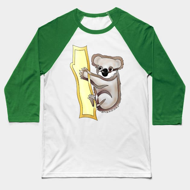 Koala Baseball T-Shirt by KnotYourWorld4